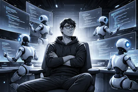 Engineer embracing AI for development